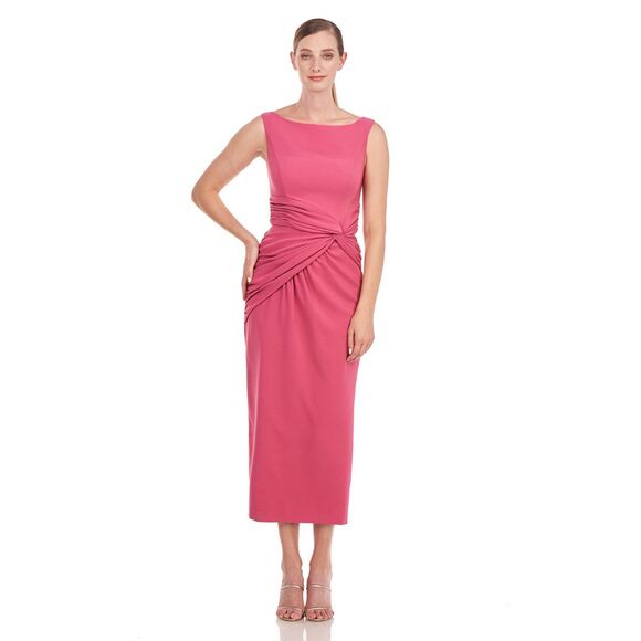 NWT KAY UNGER SABINA KNOT DRESS SIZE 4 $278 - Picture 1 of 10